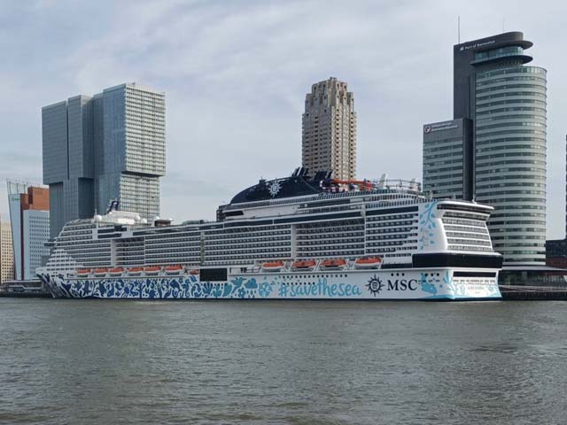 MSC Euribia in Rotterdam